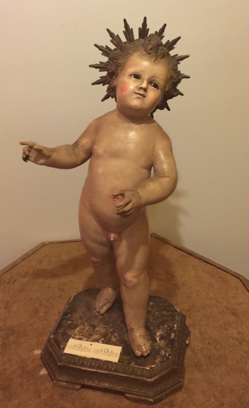 DIVINO INFANTE SCULTURA LIGNEA NAPOLI. COD12