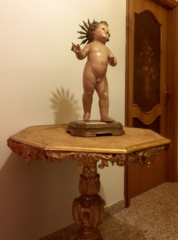 DIVINO INFANTE SCULTURA LIGNEA NAPOLI. COD12