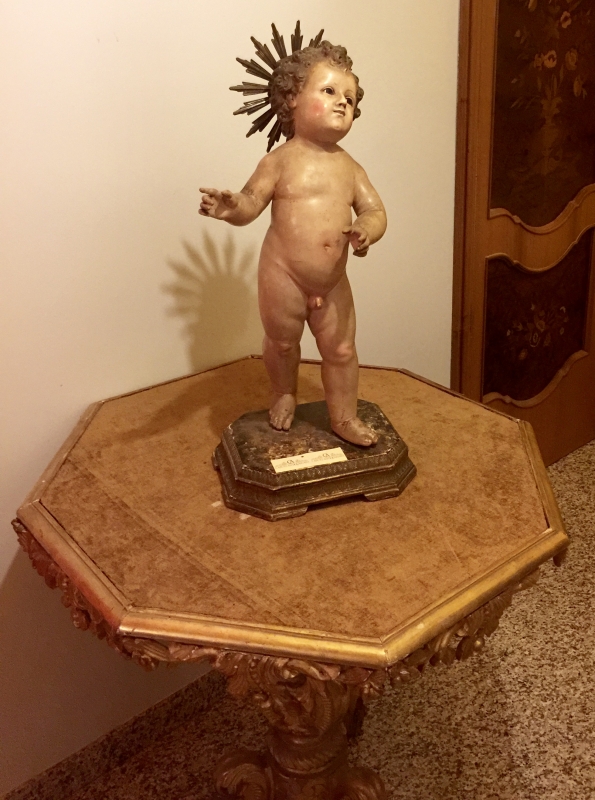 DIVINO INFANTE  SCULTURA LIGNEA NAPOLI. COD12