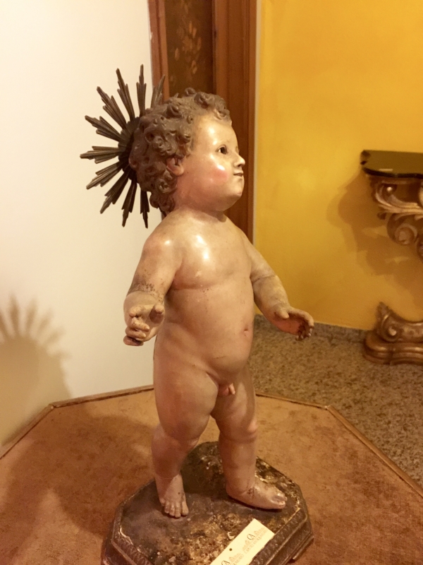 DIVINO INFANTE SCULTURA LIGNEA NAPOLI. COD12