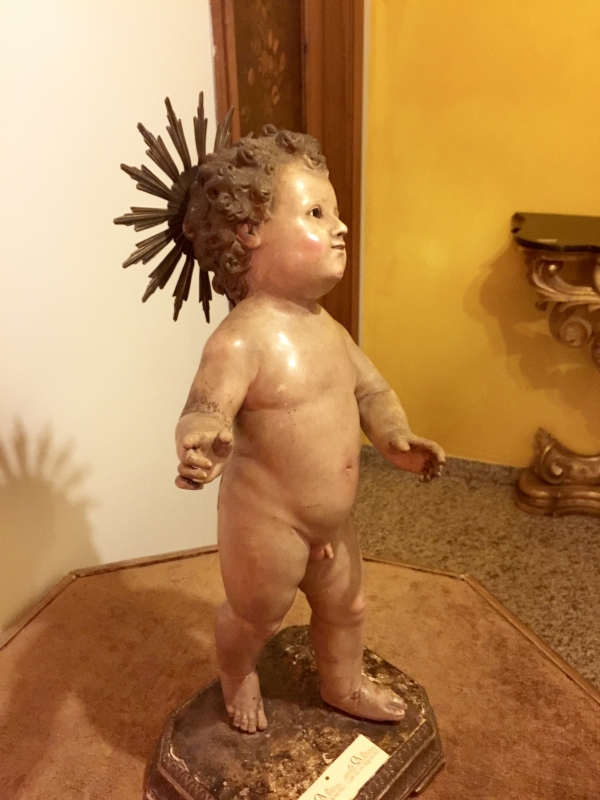 DIVINO INFANTE  SCULTURA LIGNEA NAPOLI. COD12