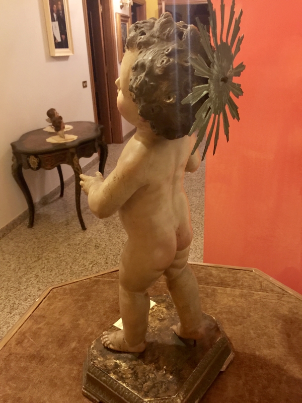 DIVINO INFANTE SCULTURA LIGNEA NAPOLI. COD12