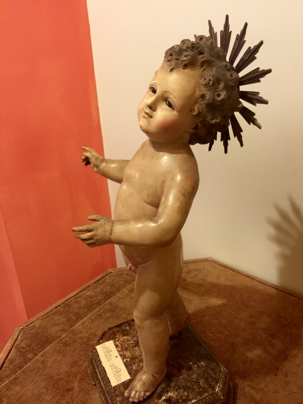 DIVINO INFANTE SCULTURA LIGNEA NAPOLI. COD12