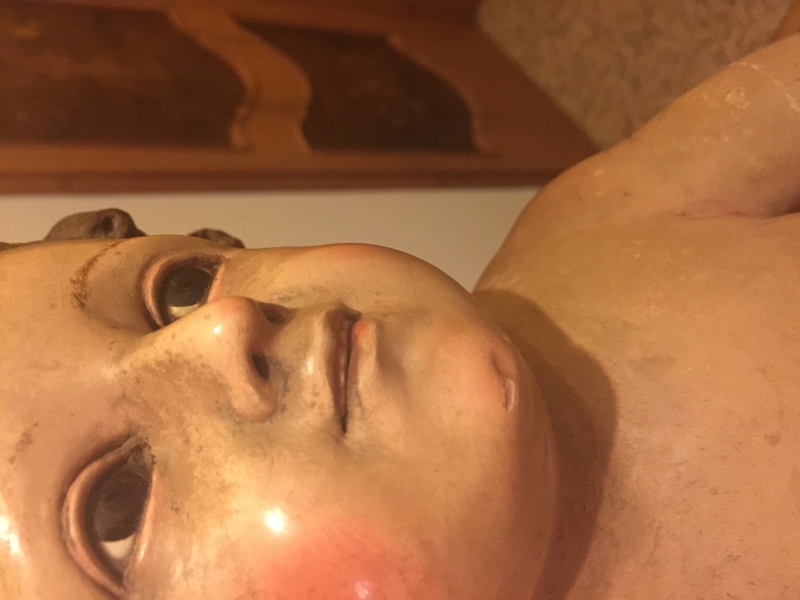 DIVINO INFANTE SCULTURA LIGNEA NAPOLI. COD12