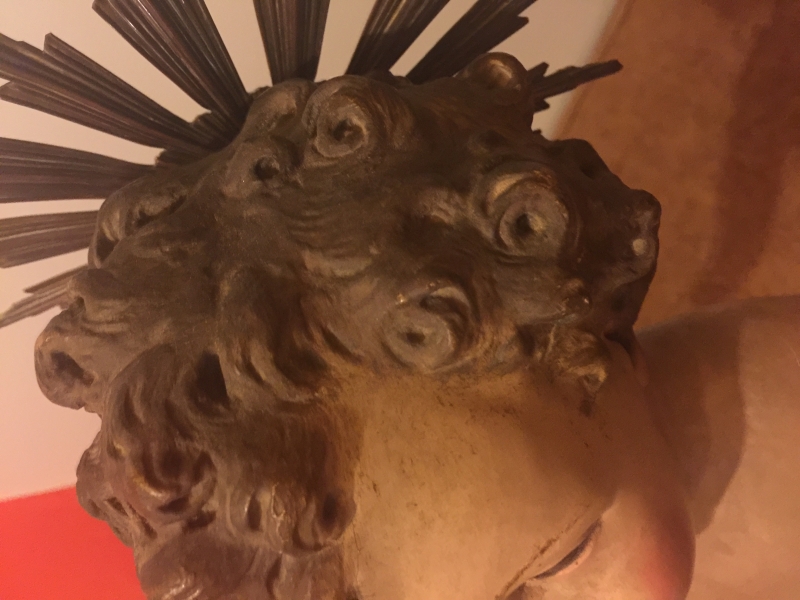 DIVINO INFANTE SCULTURA LIGNEA NAPOLI. COD12
