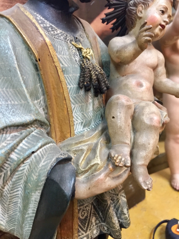 San Gaetano scultura lignea napoletana. Cod11