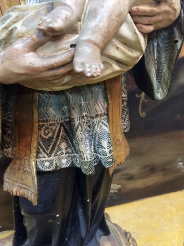San Gaetano scultura lignea napoletana. Cod11