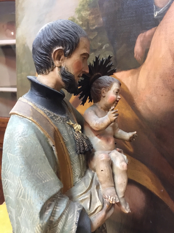 San Gaetano scultura lignea napoletana. Cod11