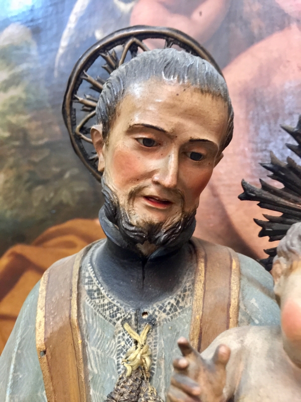 San Gaetano scultura lignea napoletana. Cod11