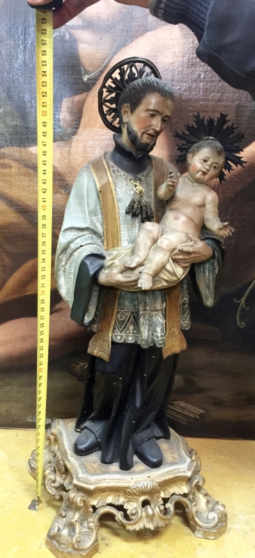 San Gaetano scultura lignea napoletana. Cod11