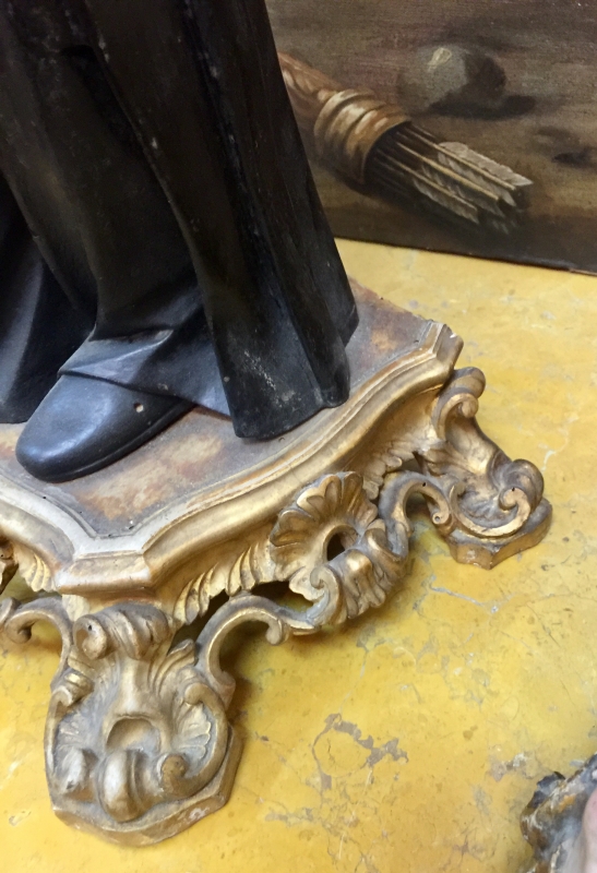 San Gaetano scultura lignea napoletana. Cod11
