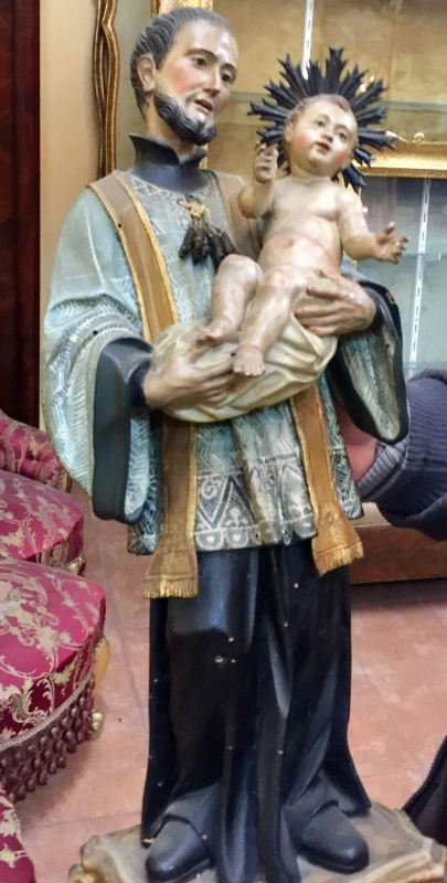 San Gaetano scultura lignea napoletana. Cod11