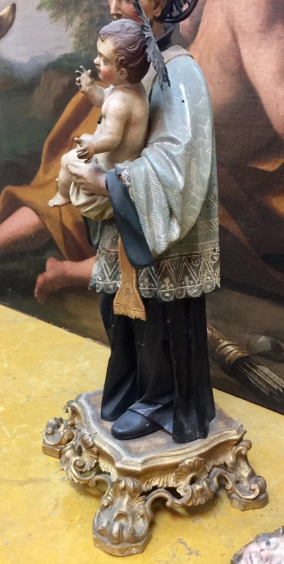 San Gaetano scultura lignea napoletana. Cod11
