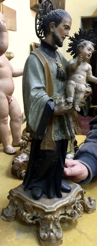 San Gaetano scultura lignea napoletana. Cod11