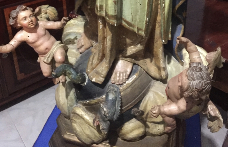 Madonna Immacolata con putti. Cod 7
