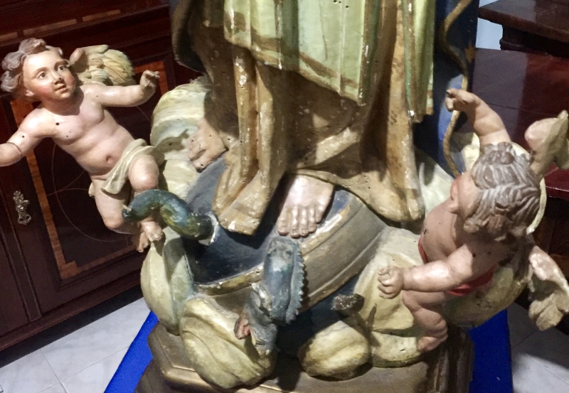 Madonna Immacolata con putti. Cod 7