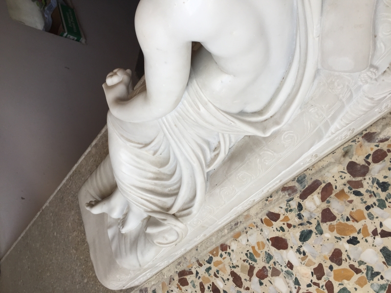Scultura marmo Paolina Borghese. Cod 5