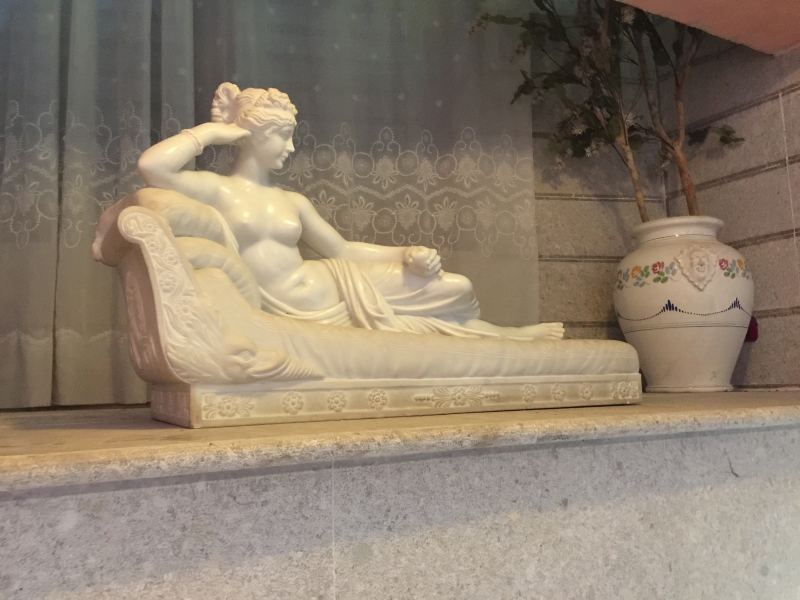 Scultura marmo Paolina Borghese. Cod 5