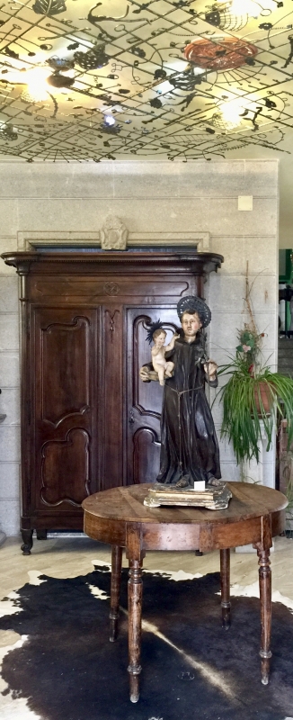SANT'ANTONIO legno Napoli XVIII secol. Cod 4