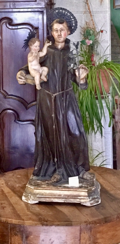SANT'ANTONIO legno Napoli XVIII secol. Cod 4