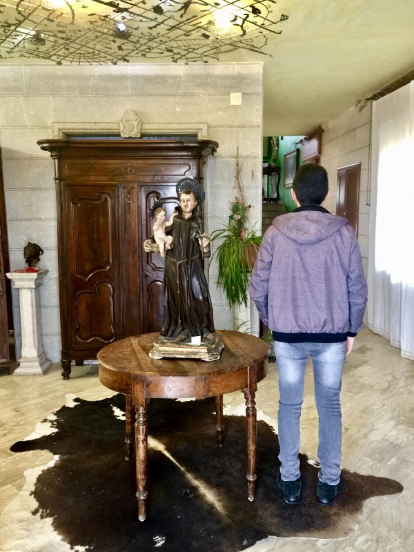 SANT'ANTONIO legno Napoli XVIII secol. Cod 4