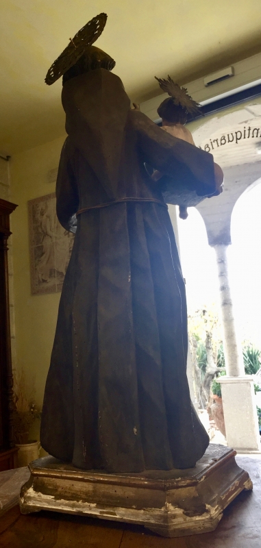 SANT'ANTONIO legno Napoli XVIII secol. Cod 4