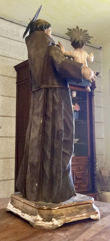 SANT'ANTONIO legno Napoli XVIII secol. Cod 4