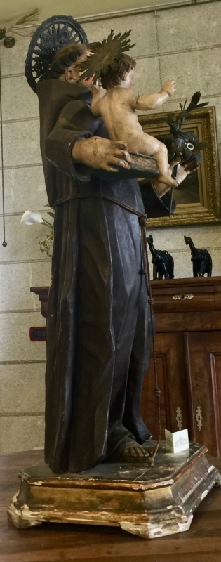 SANT'ANTONIO legno Napoli XVIII secol. Cod 4