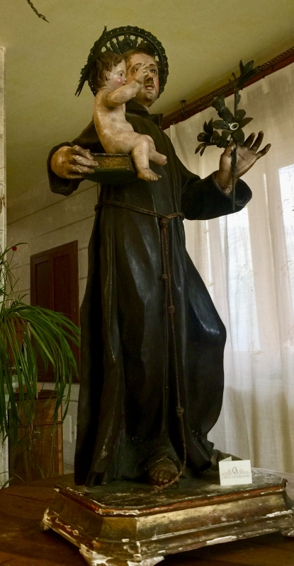 SANT'ANTONIO legno Napoli XVIII secol. Cod 4