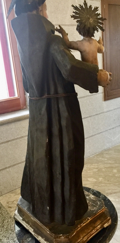 SANT'ANTONIO legno Napoli XVIII secol. Cod 4