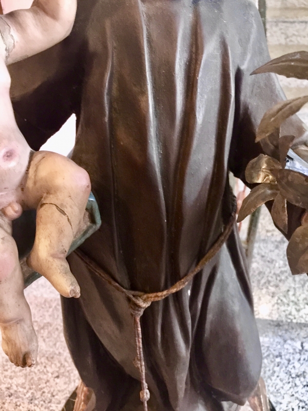 SANT'ANTONIO legno Napoli XVIII secol. Cod 4