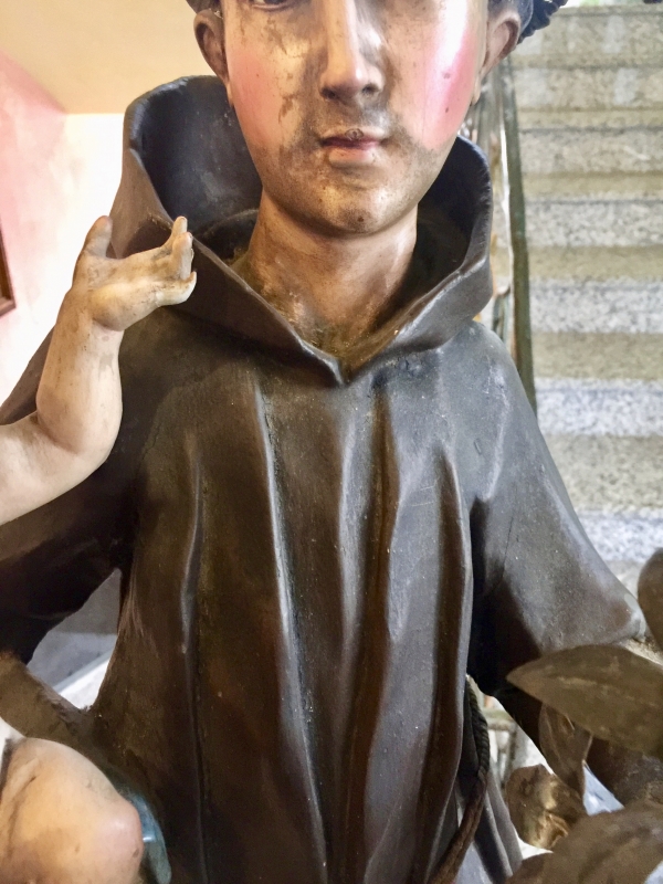 SANT'ANTONIO legno Napoli XVIII secol. Cod 4