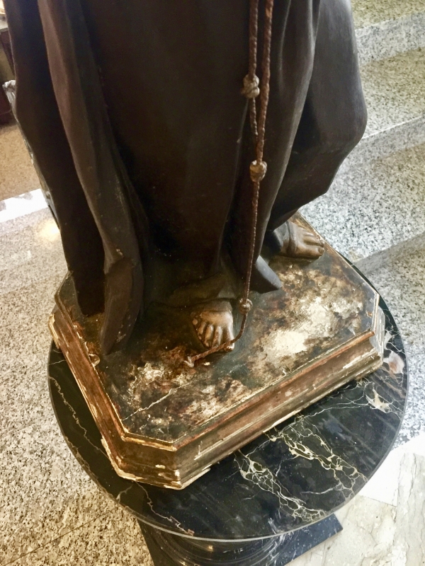 SANT'ANTONIO legno Napoli XVIII secol. Cod 4