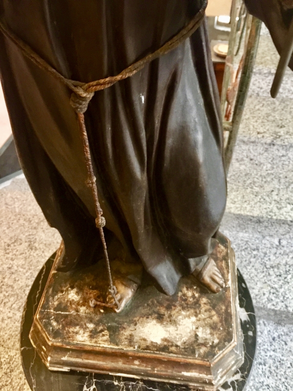 SANT'ANTONIO legno Napoli XVIII secol. Cod 4