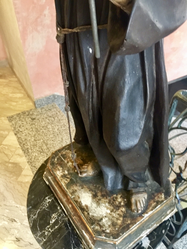SANT'ANTONIO legno Napoli XVIII secol. Cod 4