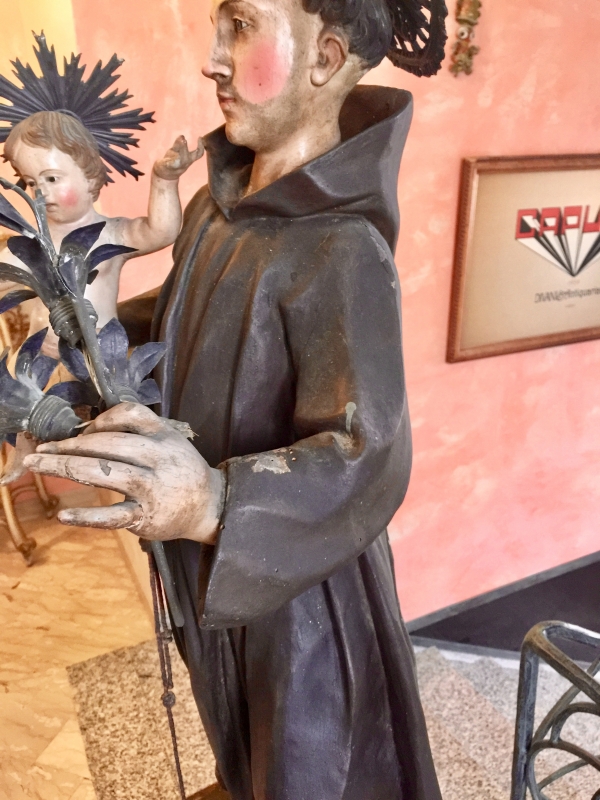 SANT'ANTONIO legno Napoli XVIII secol. Cod 4
