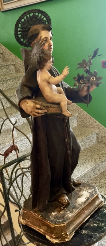 SANT'ANTONIO legno Napoli XVIII secol. Cod 4