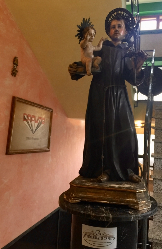 SANT'ANTONIO legno Napoli XVIII secol. Cod 4