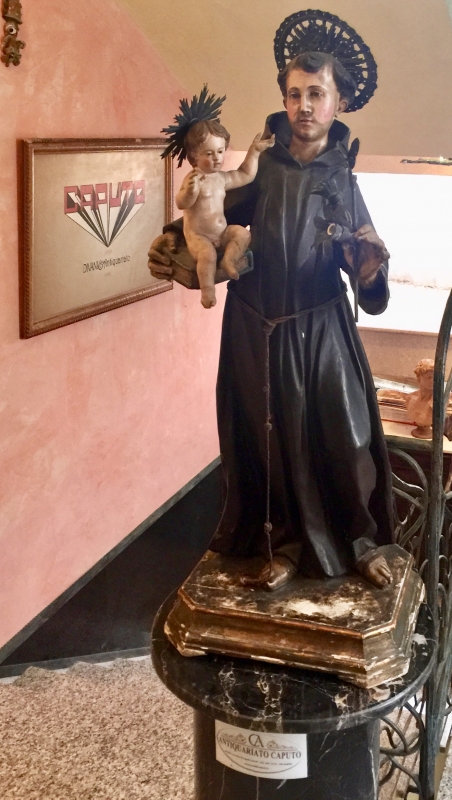 SANT'ANTONIO legno Napoli XVIII secol. Cod 4