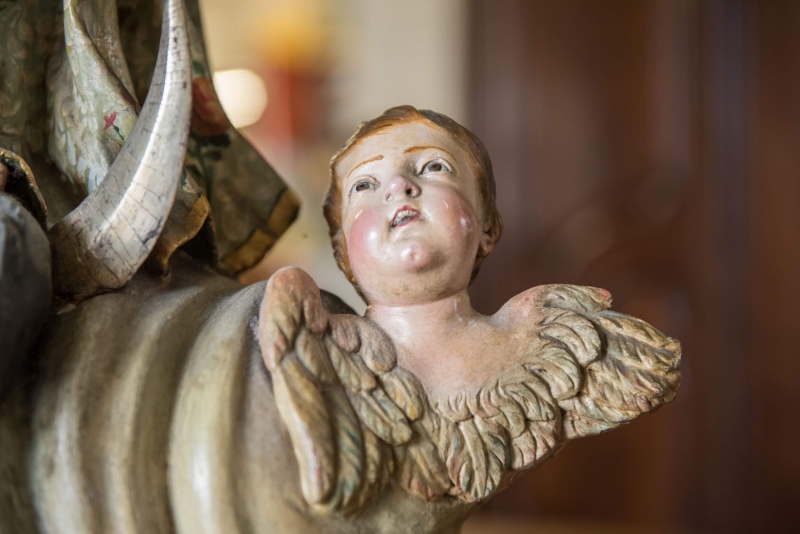 Immacolata policroma in legno Napoli. cod.1