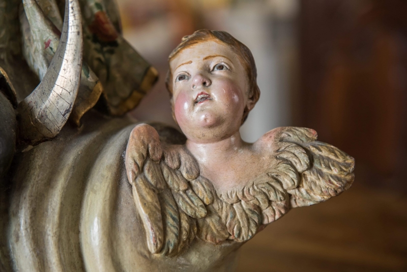 Immacolata policroma in legno Napoli. cod.1