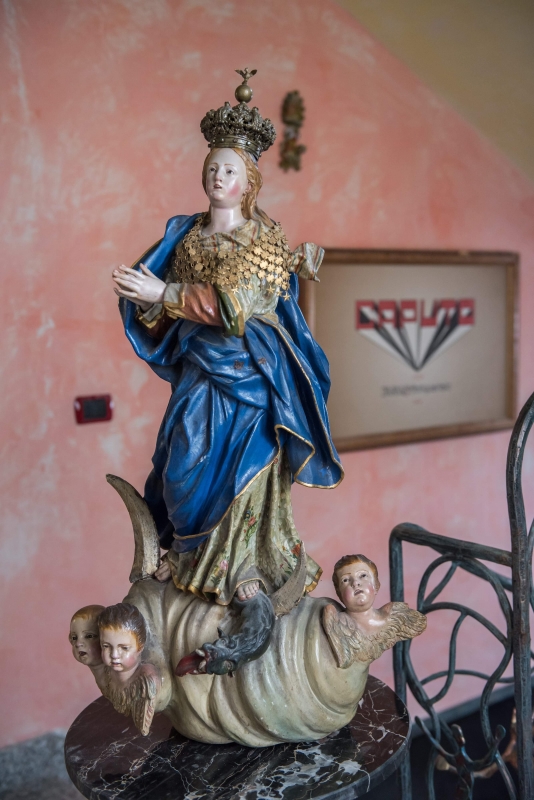 Immacolata policroma in legno Napoli. cod.1