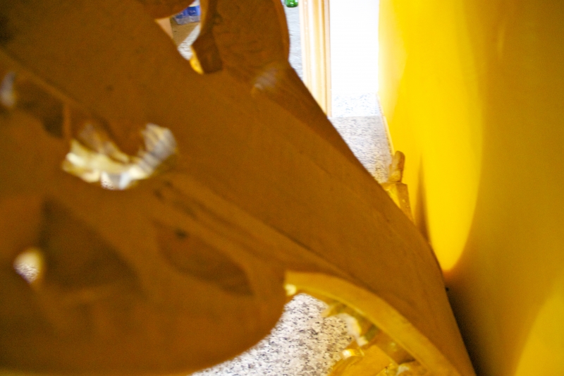 BAROCCO console dorata.